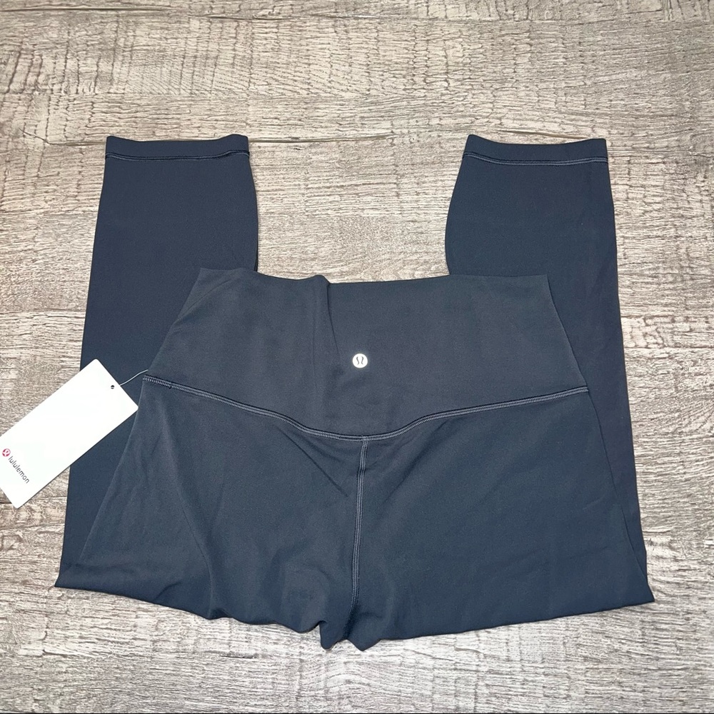 Lululemon Align High Rise Crop 21” size 12 Graphite Grey GGRE - Picture 2 of 10